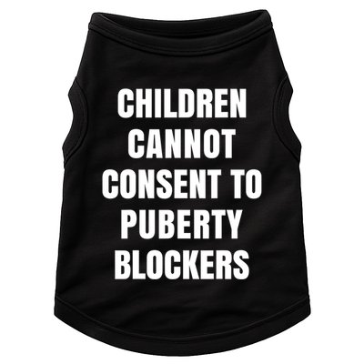 Children Cannot Consent To Puberty Blockers Doggie Tank