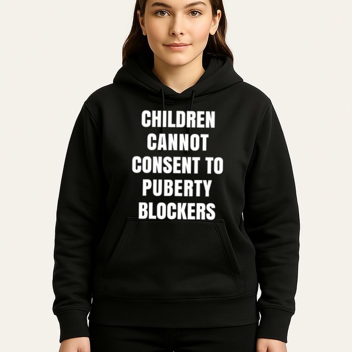Children Cannot Consent To Puberty Blockers Hoodie