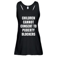 Children Cannot Consent To Puberty Blockers Ladies Essential Flowy Tank