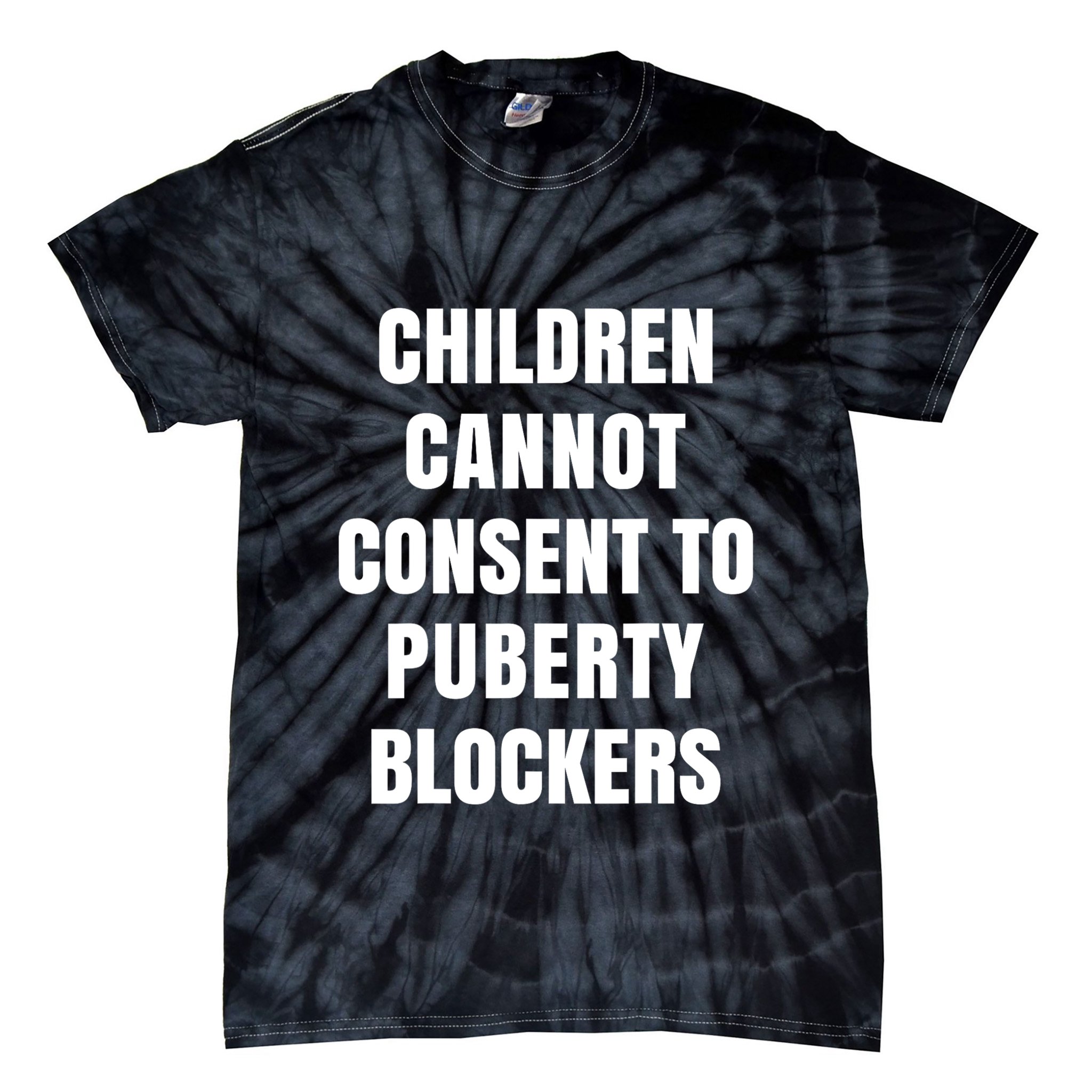 Children Cannot Consent To Puberty Blockers Tie-Dye T-Shirt