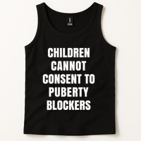 Children Cannot Consent To Puberty Blockers Tank Top