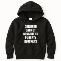 Children Cannot Consent To Puberty Blockers Kids Hoodie
