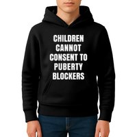 Children Cannot Consent To Puberty Blockers Kids Hoodie
