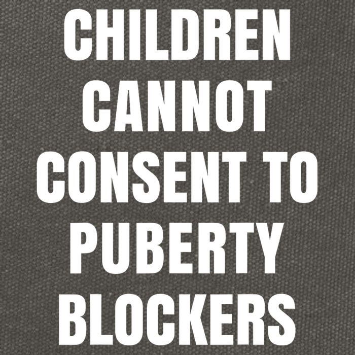 Children Cannot Consent To Puberty Blockers Cotton Canvas Backpack