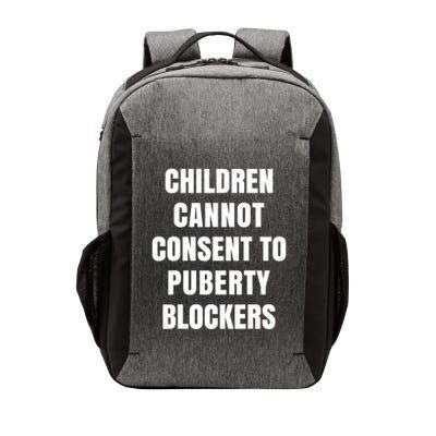 Children Cannot Consent To Puberty Blockers Vector Backpack