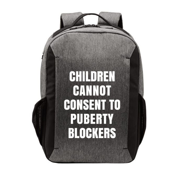 Children Cannot Consent To Puberty Blockers Vector Backpack