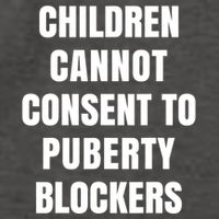 Children Cannot Consent To Puberty Blockers Vector Backpack