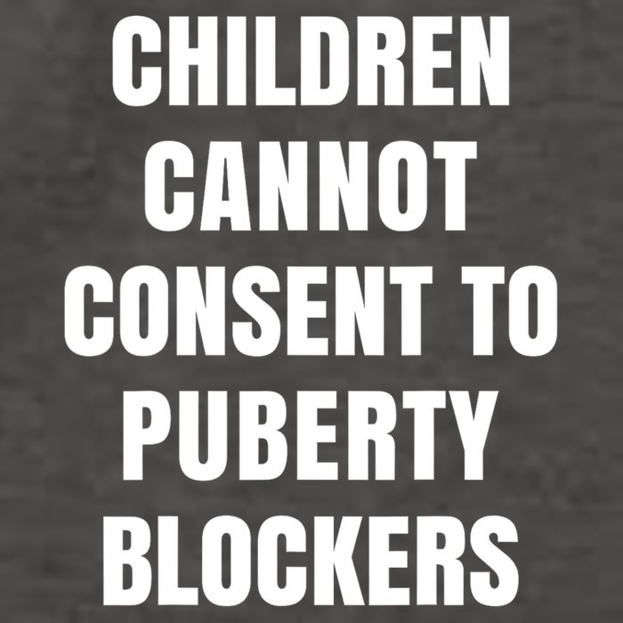 Children Cannot Consent To Puberty Blockers Vector Backpack