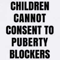 Children Cannot Consent To Puberty Blockers Garment-Dyed Sweatshirt