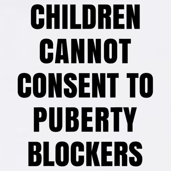 Children Cannot Consent To Puberty Blockers Garment-Dyed Sweatshirt