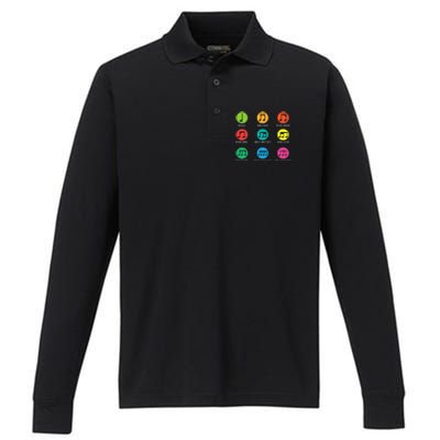 Classic Composers Classical Music Musical Notes Performance Long Sleeve Polo