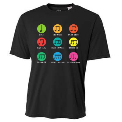 Classic Composers Classical Music Musical Notes Cooling Performance Crew T-Shirt