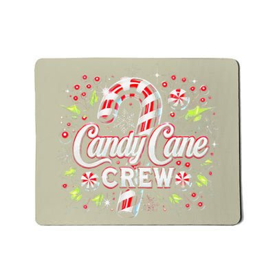 Candy Cane Crew Christmas Family Matching Xmas Pajamas Mousepad