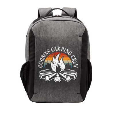 Cousin Camping Crew Retro Sunset With Pine Trees Vector Backpack