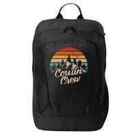 Cousin Crew Camping Outdoor Sunset Summer Camp City Backpack