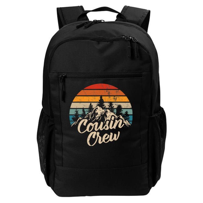 Cousin Crew Camping Outdoor Sunset Summer Camp Daily Commute Backpack