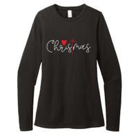 Cross Christmas Cute Xmas Pajama Christian Jesus Faith Womens CVC Long Sleeve Shirt