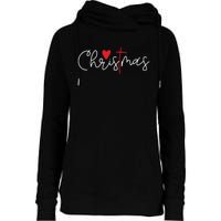 Cross Christmas Cute Xmas Pajama Christian Jesus Faith Womens Funnel Neck Pullover Hood