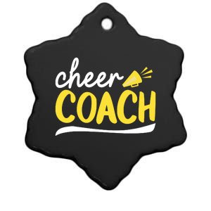 Cheerleader Coach Cheer Coach Ceramic Star Ornament