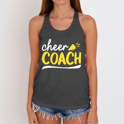 Cheerleader Coach Cheer Coach Women's Knotted Racerback Tank