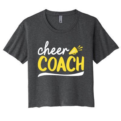 Cheerleader Coach Cheer Coach Women's Crop Top Tee