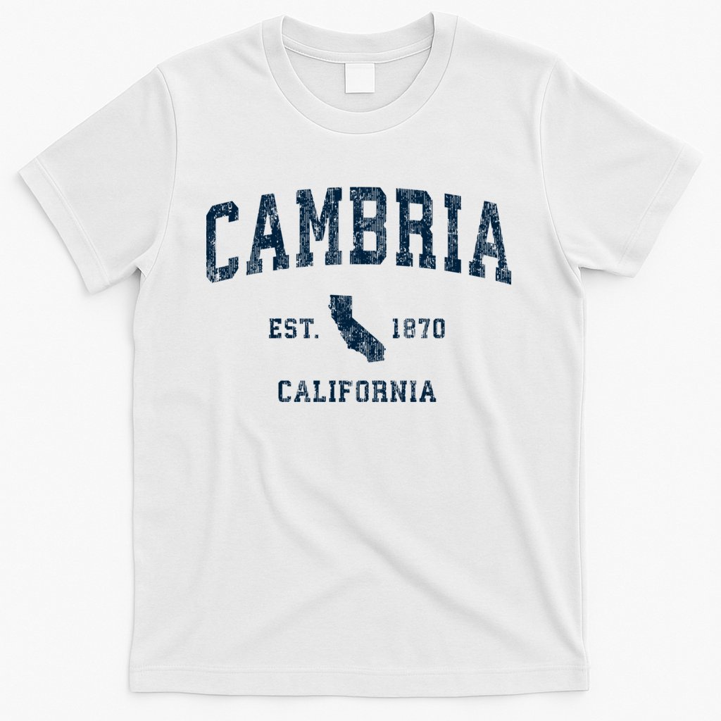 Cambria California Ca Vintage Sports T-Shirt