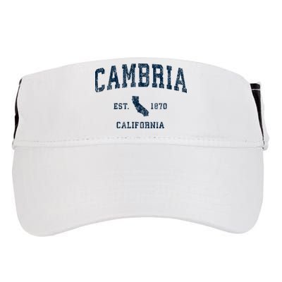 Cambria California Ca Vintage Sports Adult Drive Performance Visor