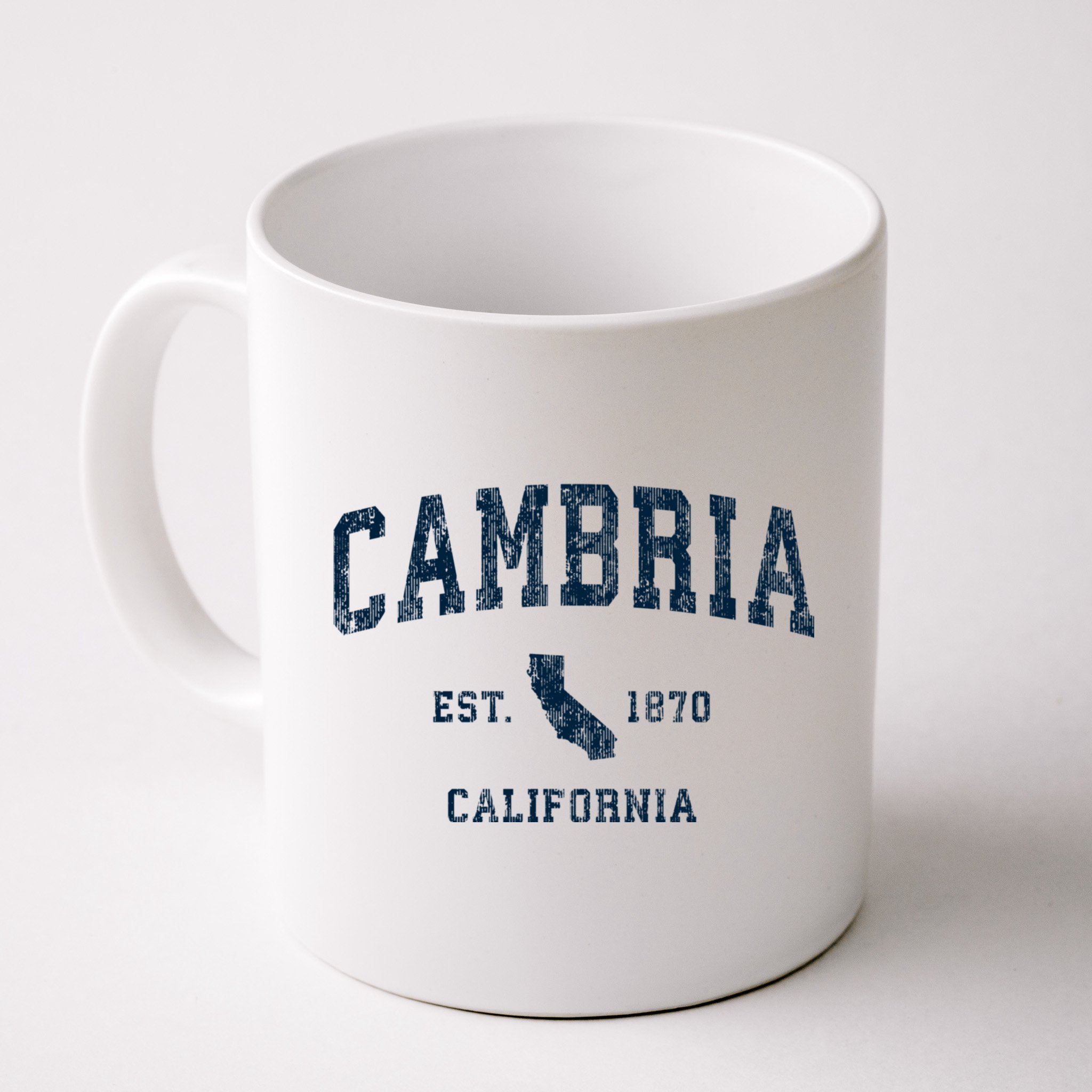 Cambria California Ca Vintage Sports Mug