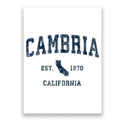 Cambria California Ca Vintage Sports Poster