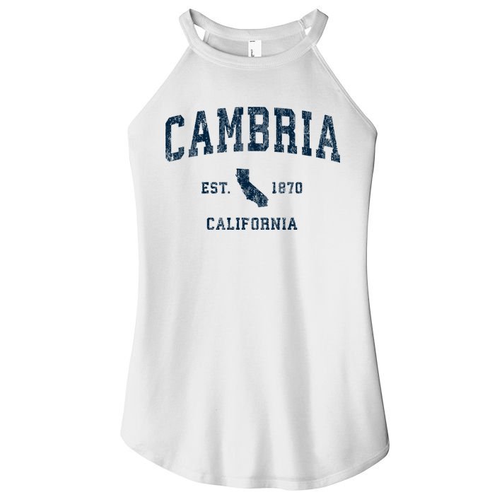 Cambria California Ca Vintage Sports Women's Perfect Tri Rocker Tank