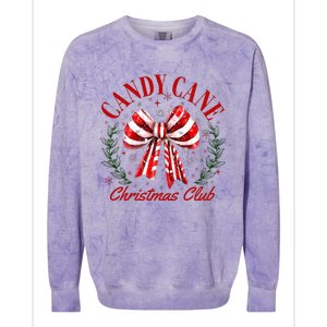 Candy Cane Christmas Club Merry Christmas Colorblast Crewneck Sweatshirt