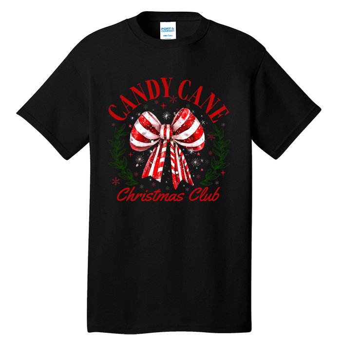 Candy Cane Christmas Club Merry Christmas Tall T-Shirt