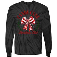 Candy Cane Christmas Club Merry Christmas Tie-Dye Long Sleeve Shirt