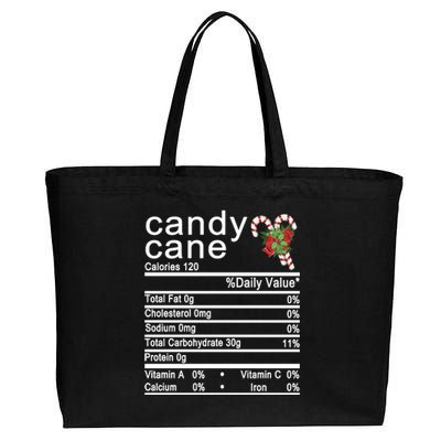 Candy Cane Cotton Canvas Jumbo Tote