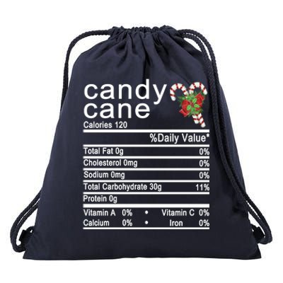 Candy Cane Drawstring Bag