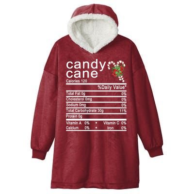 Candy Cane Hooded Wearable Blanket