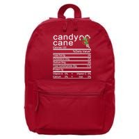 Candy Cane 16 in Basic Backpack