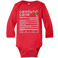 Candy Cane Baby Long Sleeve Bodysuit