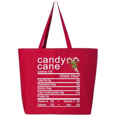 Candy Cane 25L Jumbo Tote