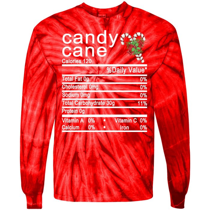 Candy Cane Tie-Dye Long Sleeve Shirt