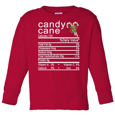 Candy Cane Toddler Long Sleeve Shirt