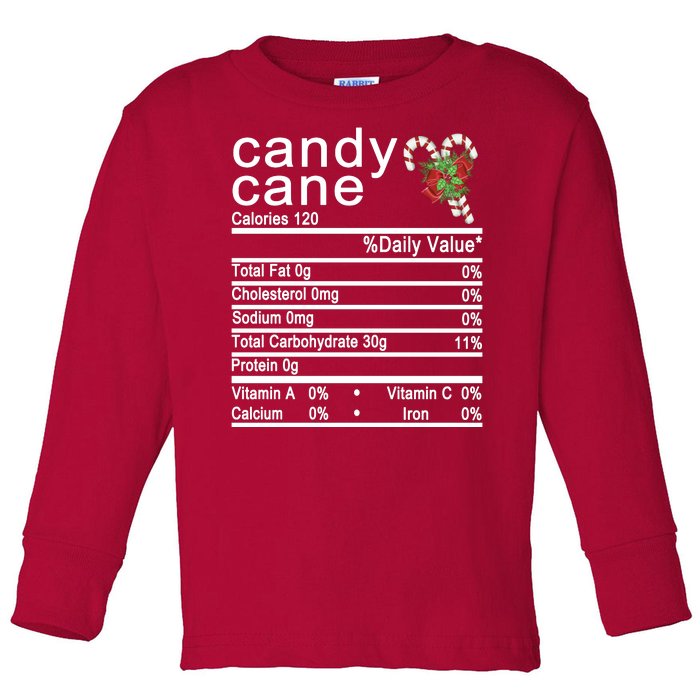 Candy Cane Toddler Long Sleeve Shirt