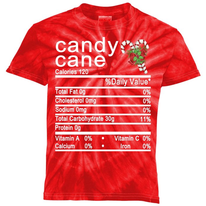 Candy Cane Kids Tie-Dye T-Shirt