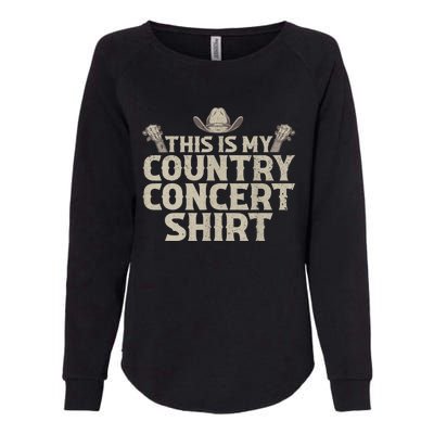 Cool Country Concert For Men Women Country Music Lover Womens California Wash Sweatshirt