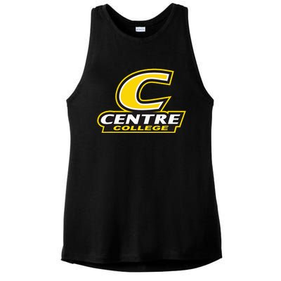 Centre College Colonels Stacked C Ladies PosiCharge Tri-Blend Wicking Tank