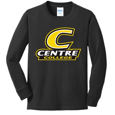 Centre College Colonels Stacked C Kids Long Sleeve Shirt