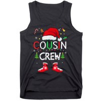 Cousin crew Christmas family squad Naughty matching santa Tank Top