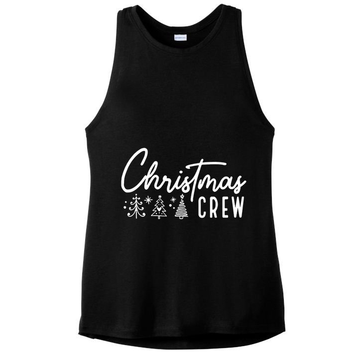 Christmas Crew Christmas Squad Ladies PosiCharge Tri-Blend Wicking Tank