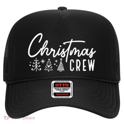Christmas Crew Christmas Squad High Crown Mesh Back Trucker Hat