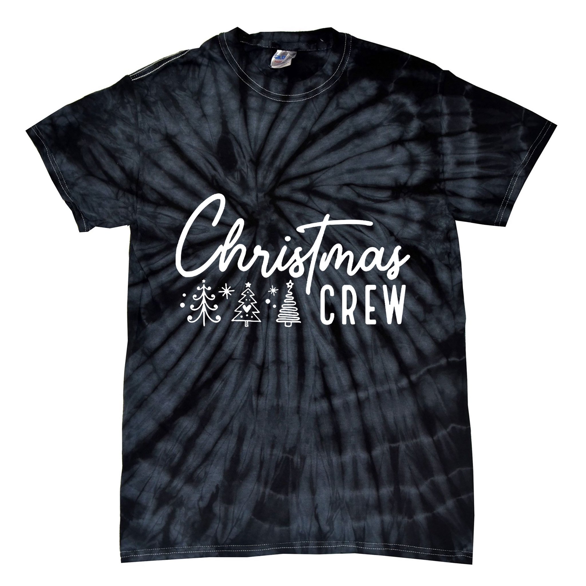 Christmas Crew Christmas Squad Tie-Dye T-Shirt